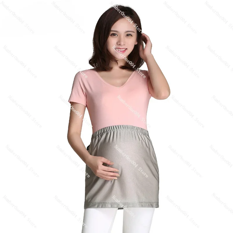 Radiation-Proof Clothes Maternity Clothes Counter Radiation Apron Wear Silver Fiber Suspenders Spring and Summer Radiation Proof