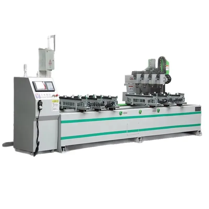Special-Shaped 4-Axis CNC Mortising Machine, Double-Process CNC Woodworking Machinery for Furniture