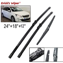 Erick's Wiper Front & Rear Wiper Blades Set For Peugeot 308SW T9 308 Estate 2014 - 2020 Windshield Windscreen Window 24