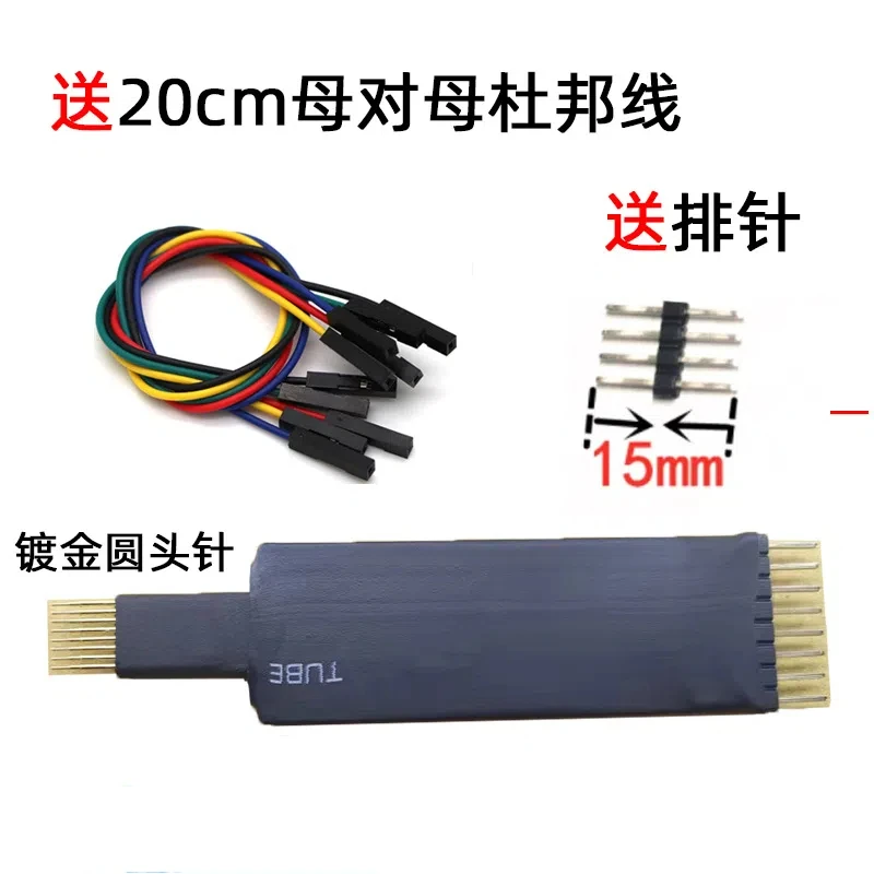 1.0mm Spacing Top Pin 3P4P5P6P7P8P Probe Single and Double Row Top Burning Test Program Download Spring Pin