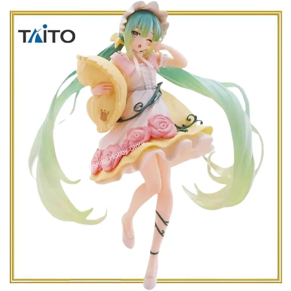 在庫あり-タイトーオリジナル正規品-vocaloid-piapro-キャラクター初音ミク-ワンダーランドフィギュア-眠れる森の美女-18cm-モデル玩具フィギュア