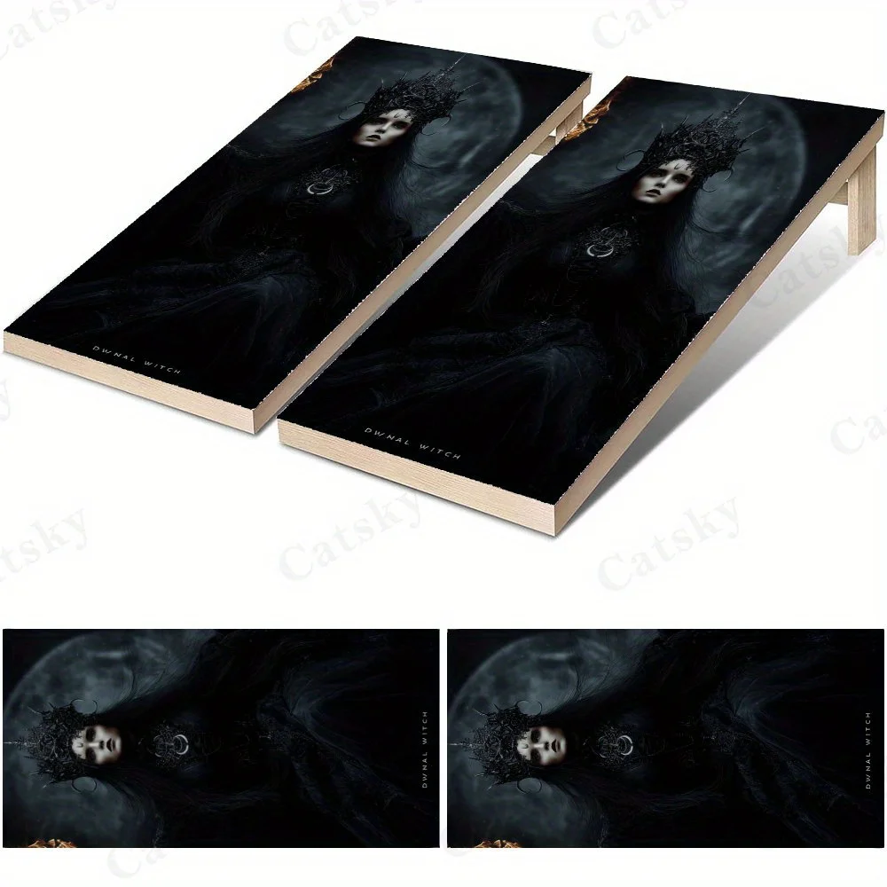 

Moonlit Wolf Witch Sticker,High Value! 2D Flat Vinyl Sandboard Decals - Budget-Friendly and High Value, Bubble-Free and Easy to