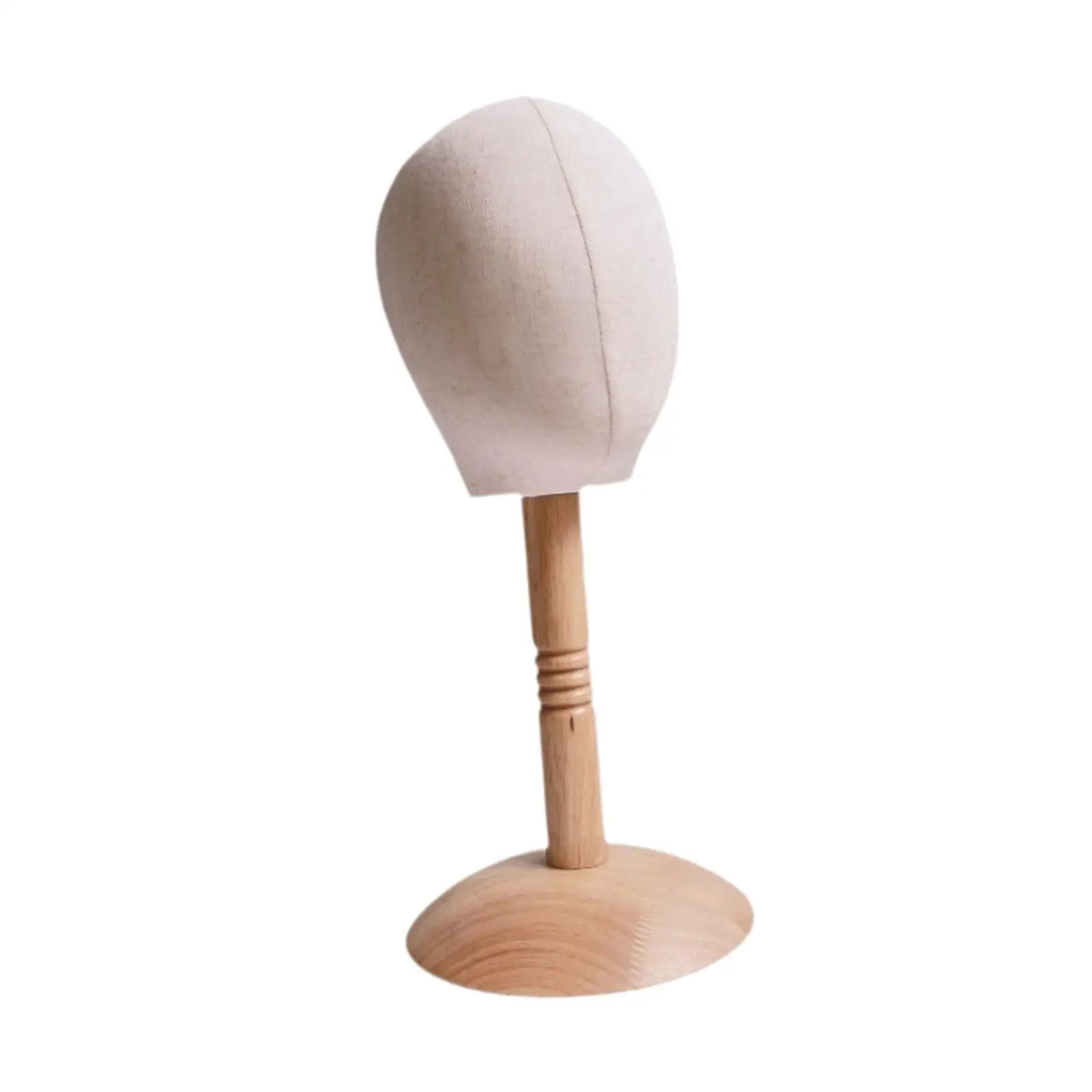 Modèle de Tête de Bébé avec Base en Bois pour Enfant, Présentoir de Chapeau pour Nourrissons, Décoration d'Halloween, Perruque de Centre Commercial