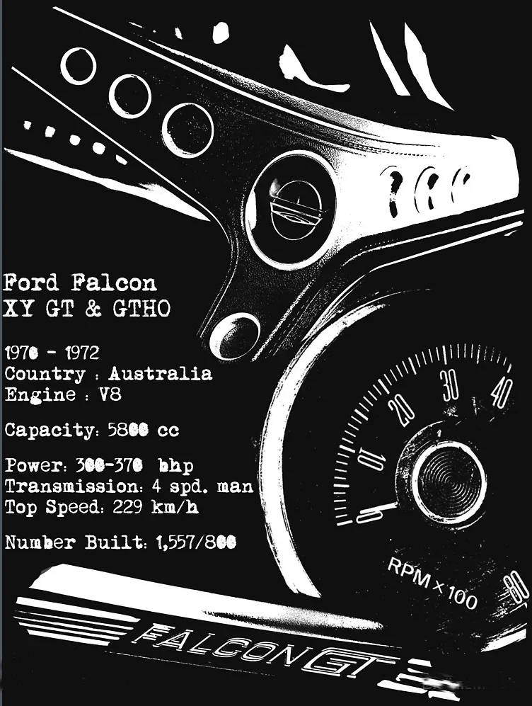 

Fashion Falcon XY GT & GTHO Specifications Muscle Car Fans Gift T Shirt. New 100% Cotton Short Sleeve O-Neck Casual T-shirts