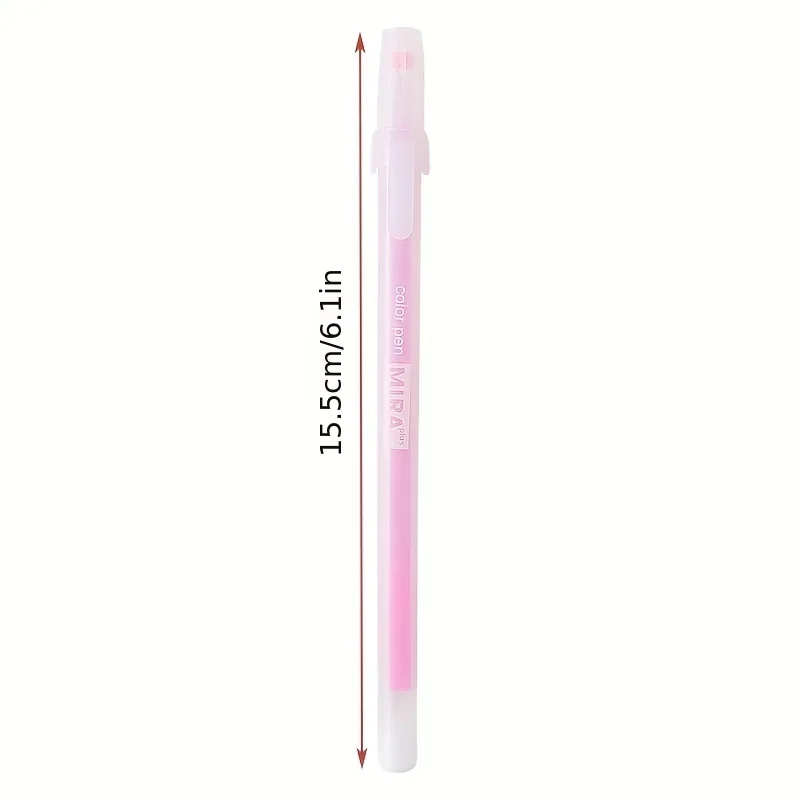 Imagem -02 - Kawaii Color Gel Pen Refill Grupo Canetas Esferográficas 0.5 mm Cores Doces Estudante Escritório Escrita Papelaria Escola 12 Pcs por Caixa