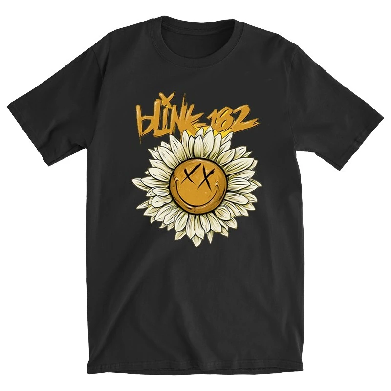 

Blink 182 Blink 182 Punk Band с улыбающимся лицом в стиле ретро, свободная футболка большого размера из чистого хлопка в стиле хип-хоп и рок для мужчин и женщин