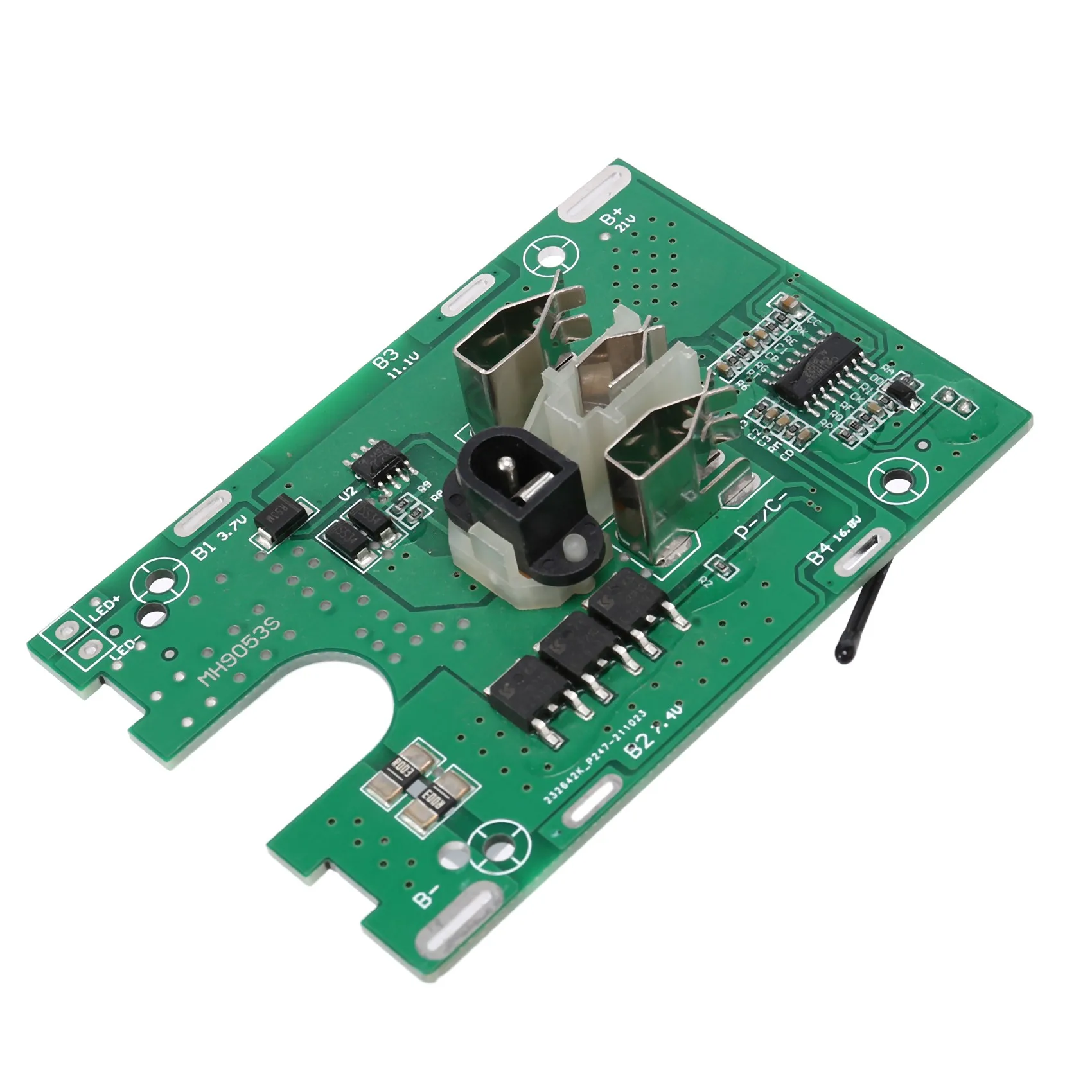 Placa de proteção de bateria de lítio 5S 18V 21V 30A PCB 18650 Módulo de placa de proteção de carga de bateria para chave de fenda