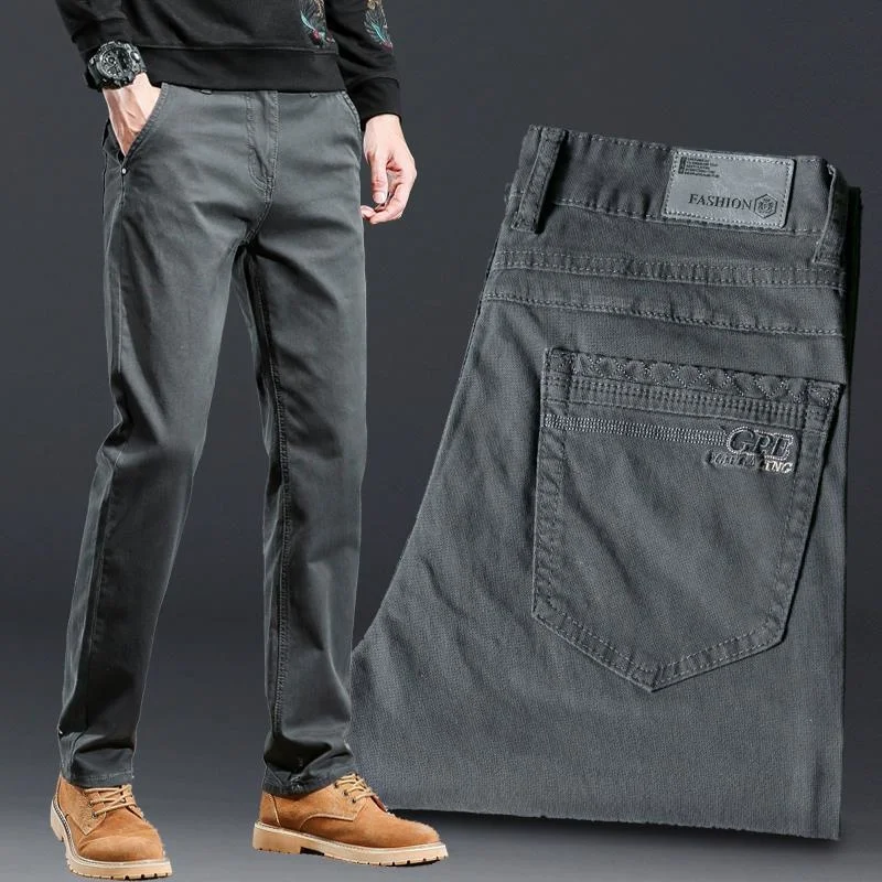 

Casual Pants Man In Spring Summer Autumn Winter Straight Loose Solid Color Men's Fashions For Men Trousers Mens