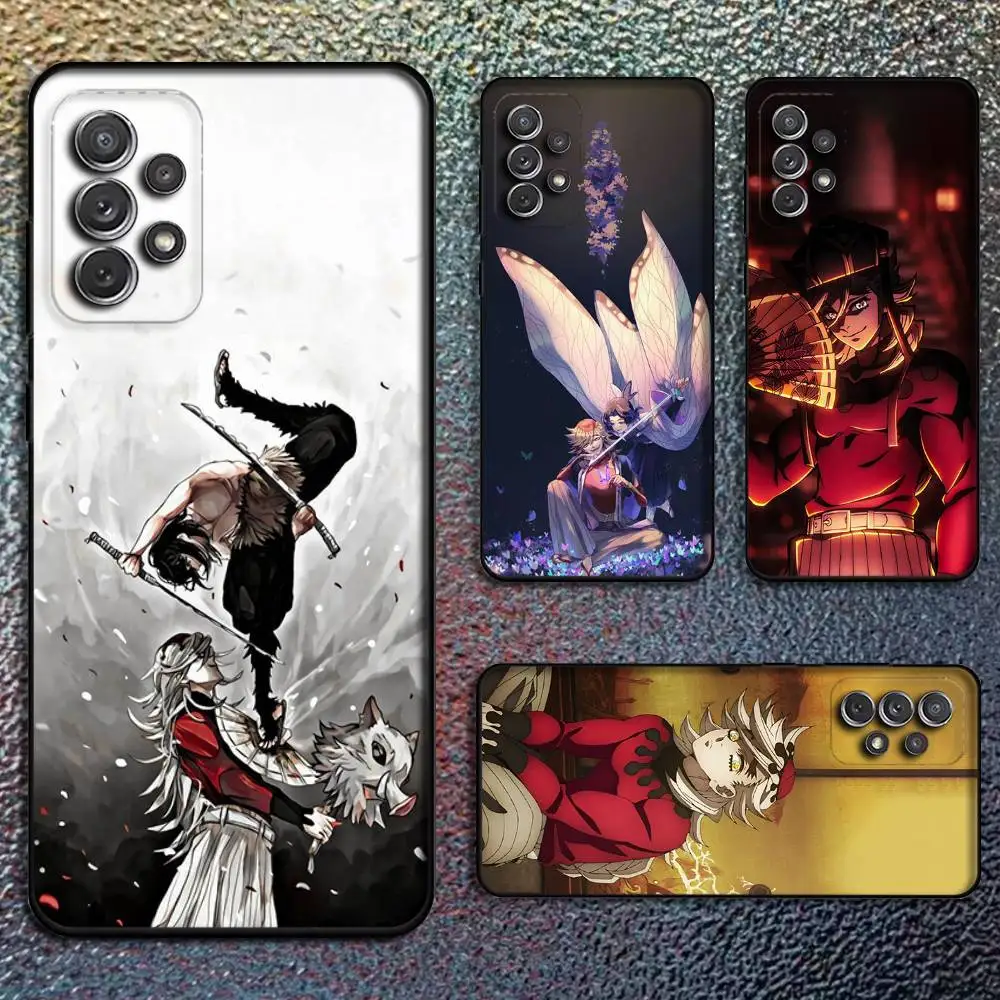 

Douma D-DemonS S-Slayer Phone Case For Samsung S25,S24,S21,S22,S23,S30,Ultra,S20,Plus,Fe,Lite,Note,10,9,5G Black Cover