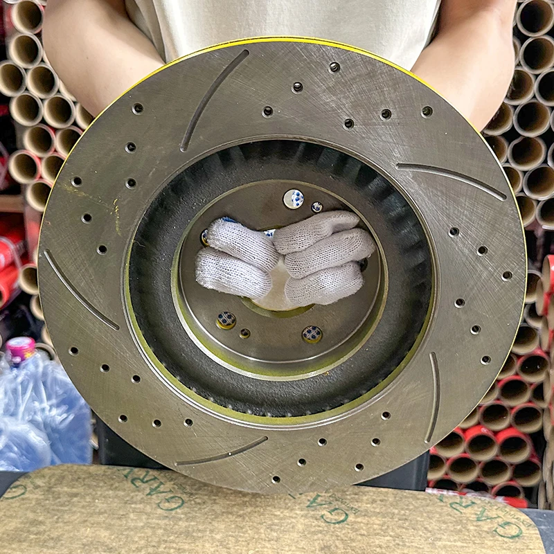 

High-quality drilled & slotted Auto Brake System Car brake discs for Chevrolet Captiva