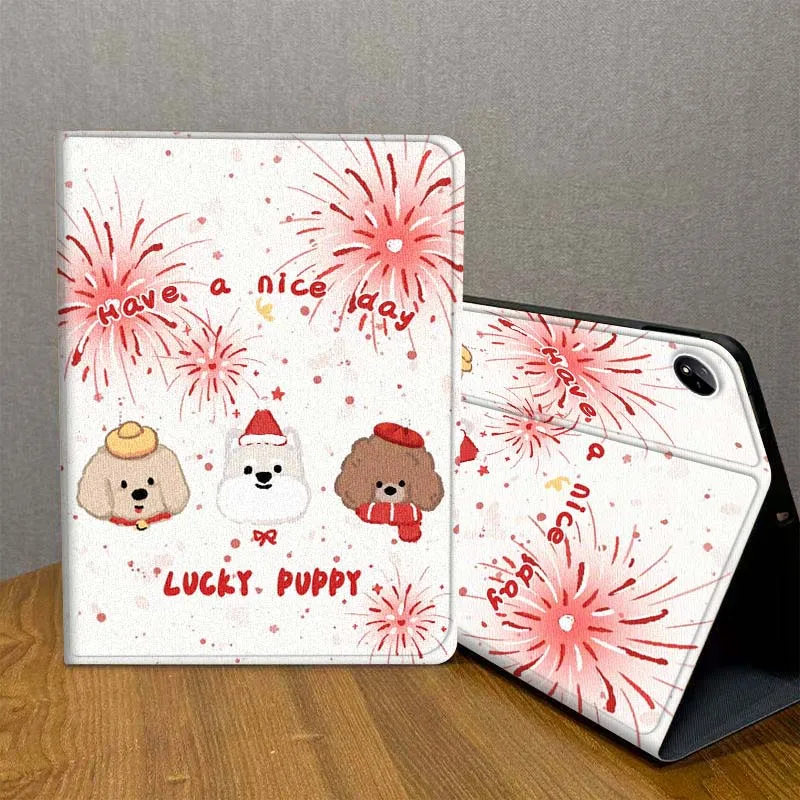 

Firework Puppy Pattern For Vivo IQOO Pad2 Pad3 Pad5 Air SE Pro 12.1 12.3 13 11.5 11 inch Tablet Case
