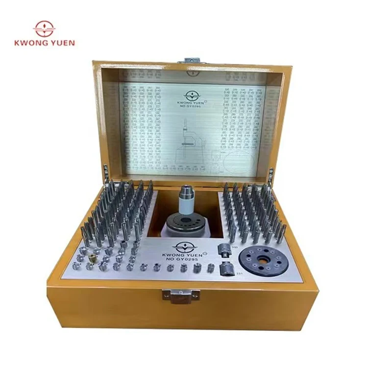 KWONG YUEN 0.4-2.6mm Stainless Steel Watchmakers Watch Hands Presser Pusher Tool Repair Hand Fitter Press