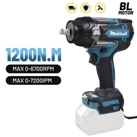 for makita 18V brushless electric wrench Cordless drill screwdriver High torque electric tool Torque wrench rechargeable bran