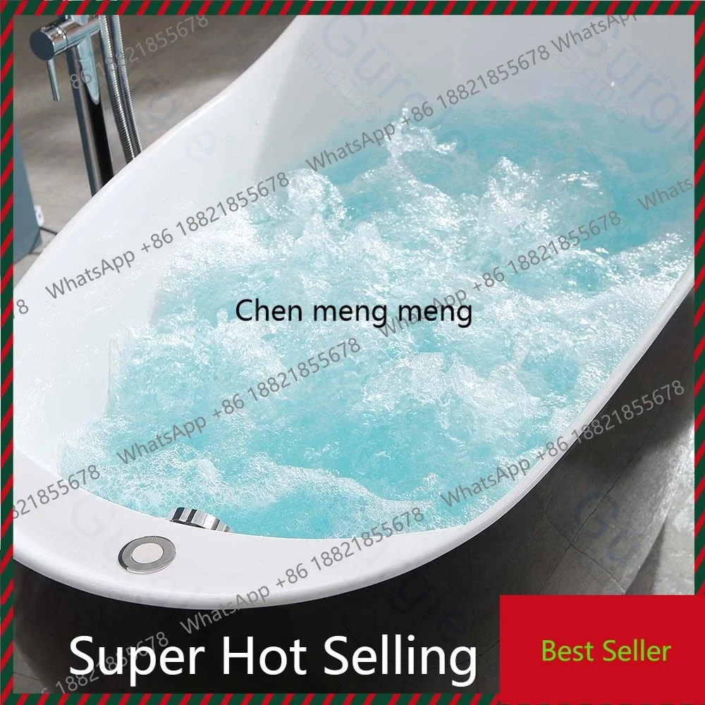 zc182Tina Hidromasaje Five Stars Hotel Oval Shaped Freestanding Acrylic Solid Surface Spa Jet Whirlpool Massage Bathtub