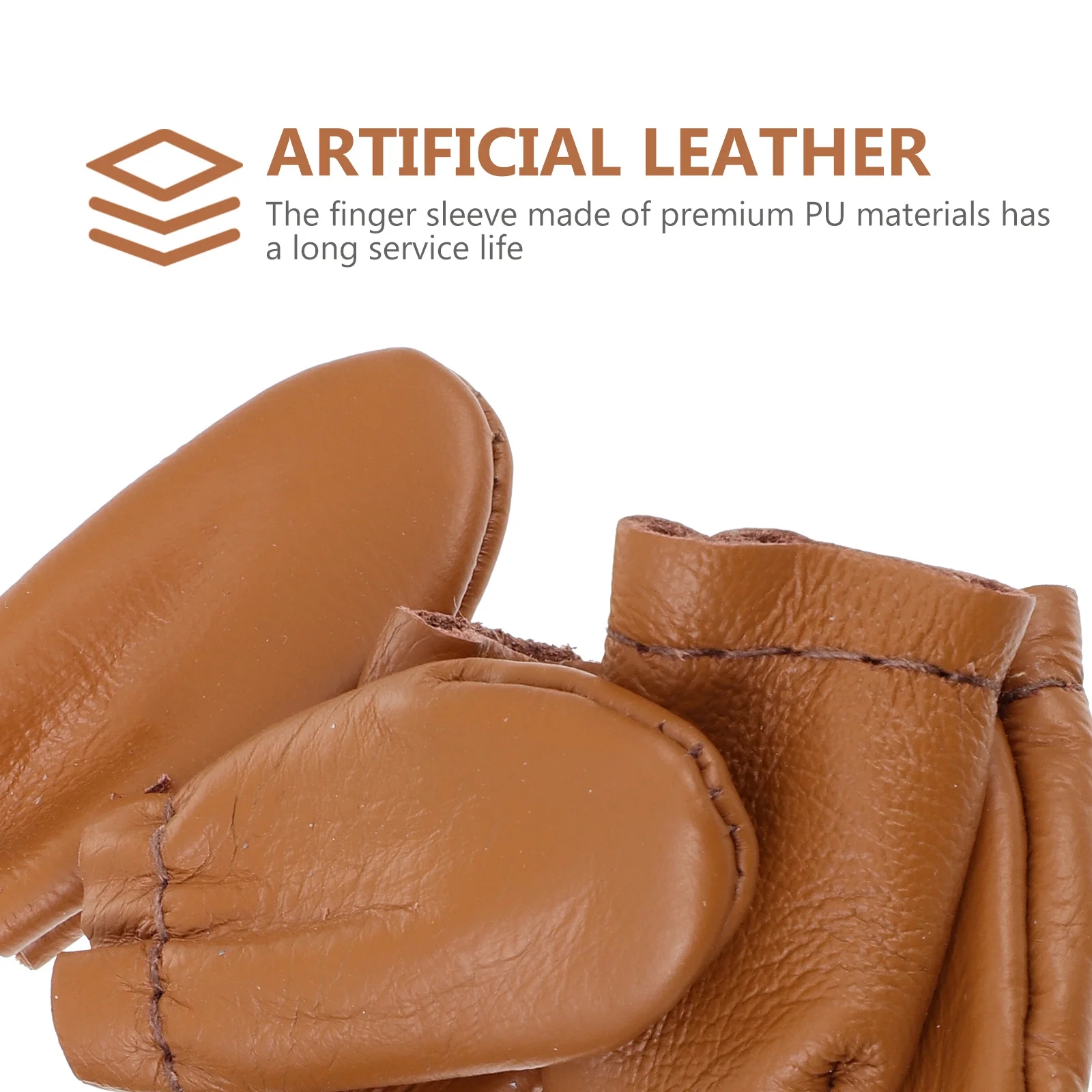 10Pcs PU Finger Cots Thimble Finger Protectors Sewing Felting Needlework Craft Tools Quilting Thimbles