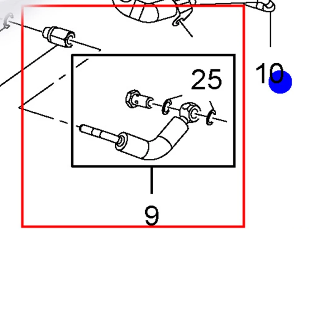 Turbocharger Coolant Line 55568031 for Cruze Sonic for Encore