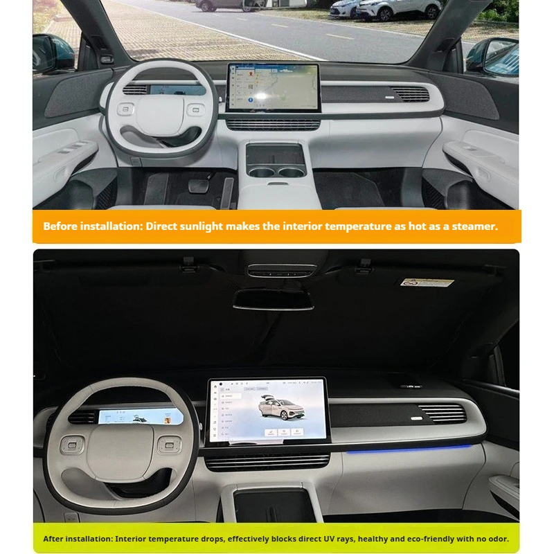 For XPENG G6 G9 Car Window Sunshade Heat Insulation UV Protection Full Blackout Privacy Sun Visor Car Interior Accessories