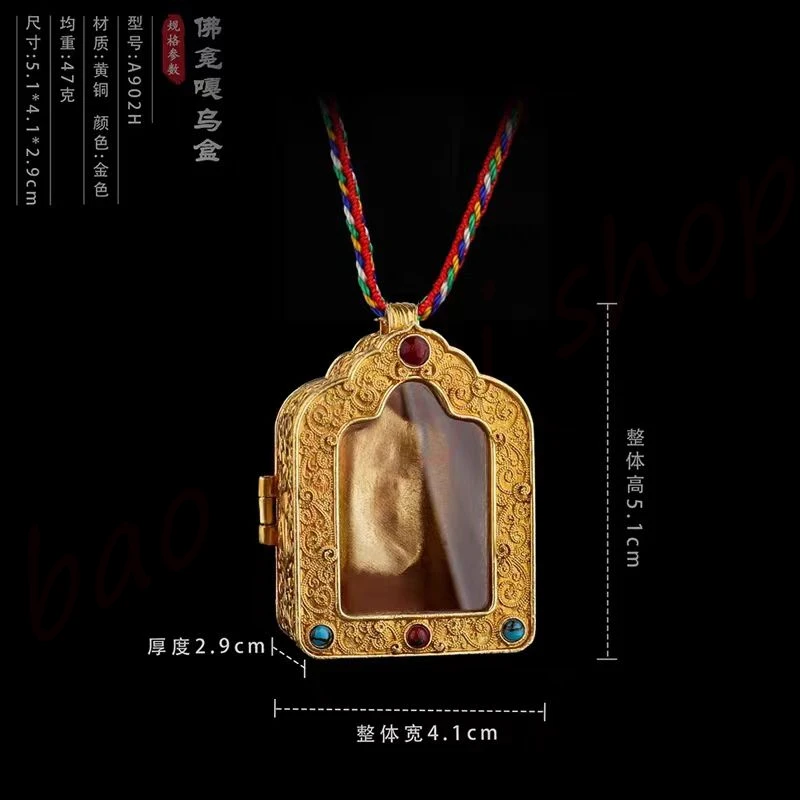 Wealth God's personal pendant, Buddha statue pendant, and auspicious jewelry