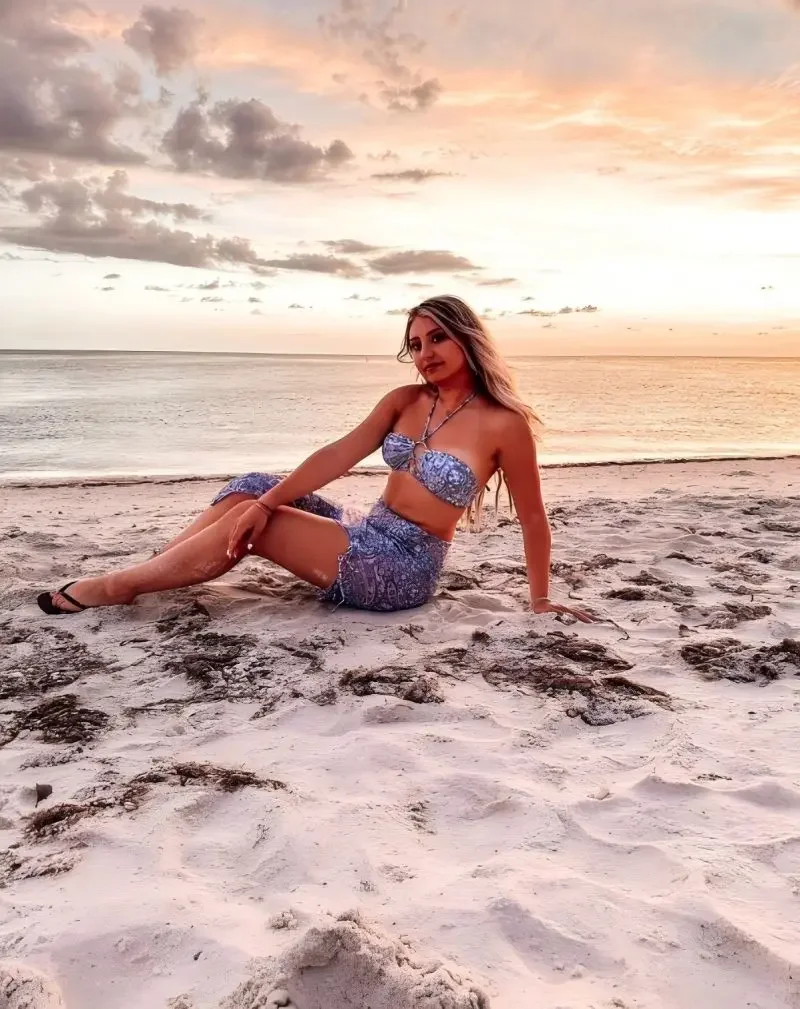 여성용 페이즐리 비키니 세트 스커트 2025 섹시한 보헤미안 비치 드레스 비치웨어 투피스 수영복 커버 업 여름 해변 복장