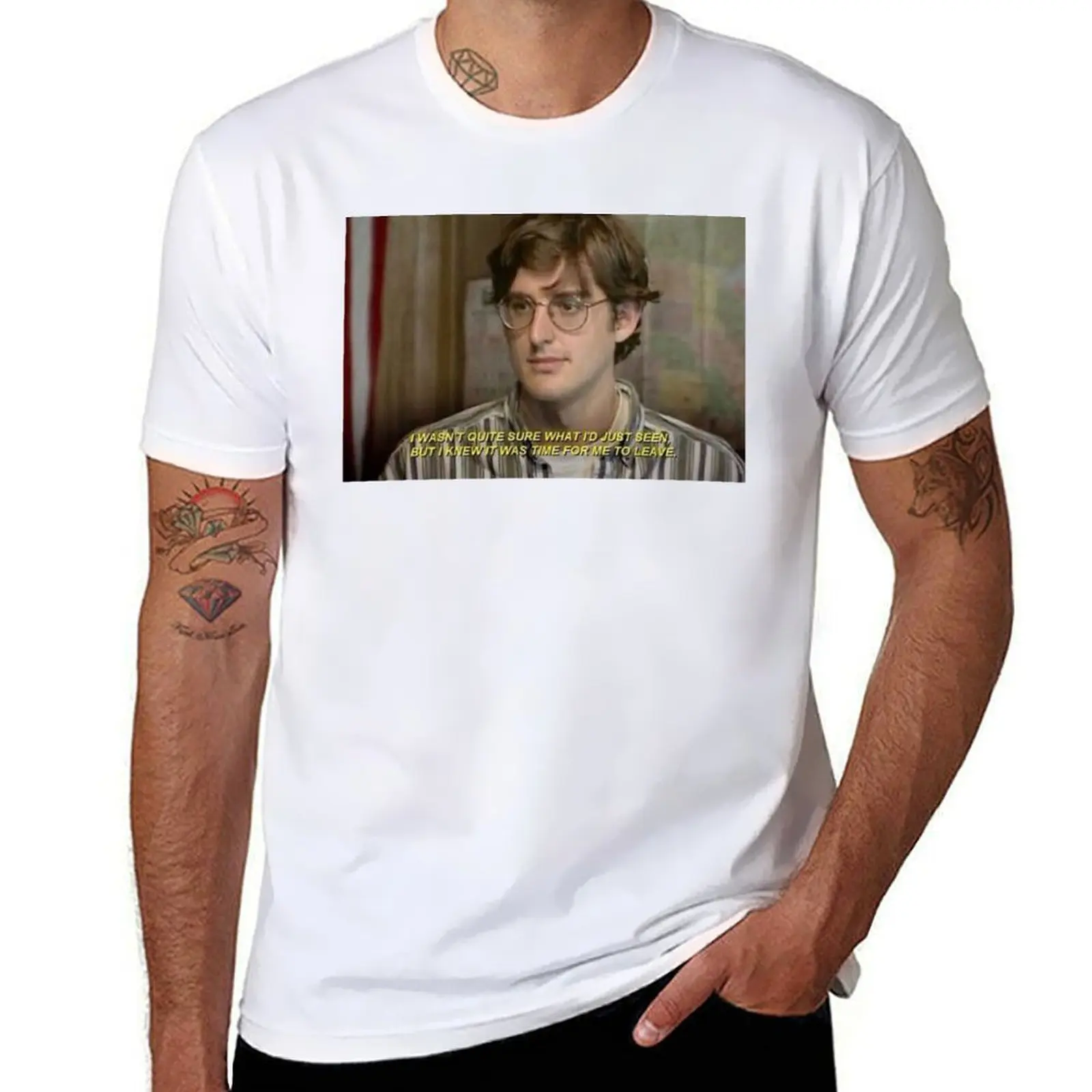 

Time to Leave - Louis Theroux T-Shirt man graphic t shirt funny t shirts cotton T-Shirt