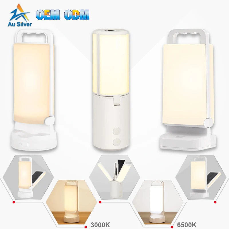 Solar Garden Light High-quality USB Charging Portable Outdoor Tent Light Bulb Camping Solar-powered Outdoor Camping Light