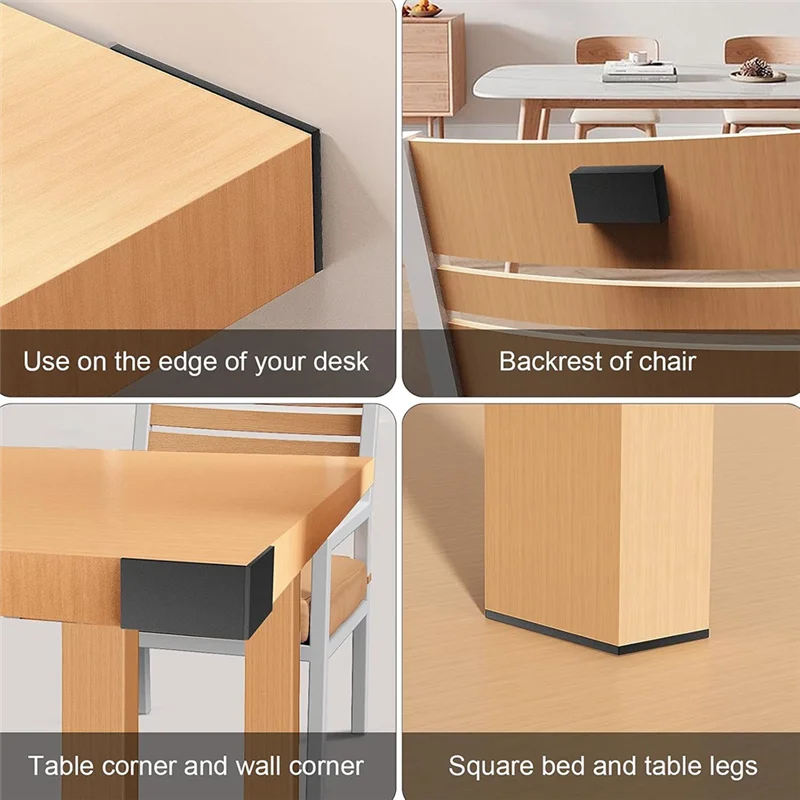 Furniture For Wall Protectors 23Pcs, EVA Black Headboard Stoppers For Sofa Bed Cabinet