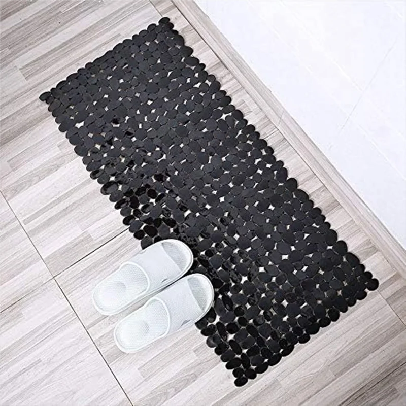 Pebble Bath Mat Bathroom Anti-Slip Mat For Bathtub To Anti-Slip Bathtub Mat In Shower (Grey)-AT64