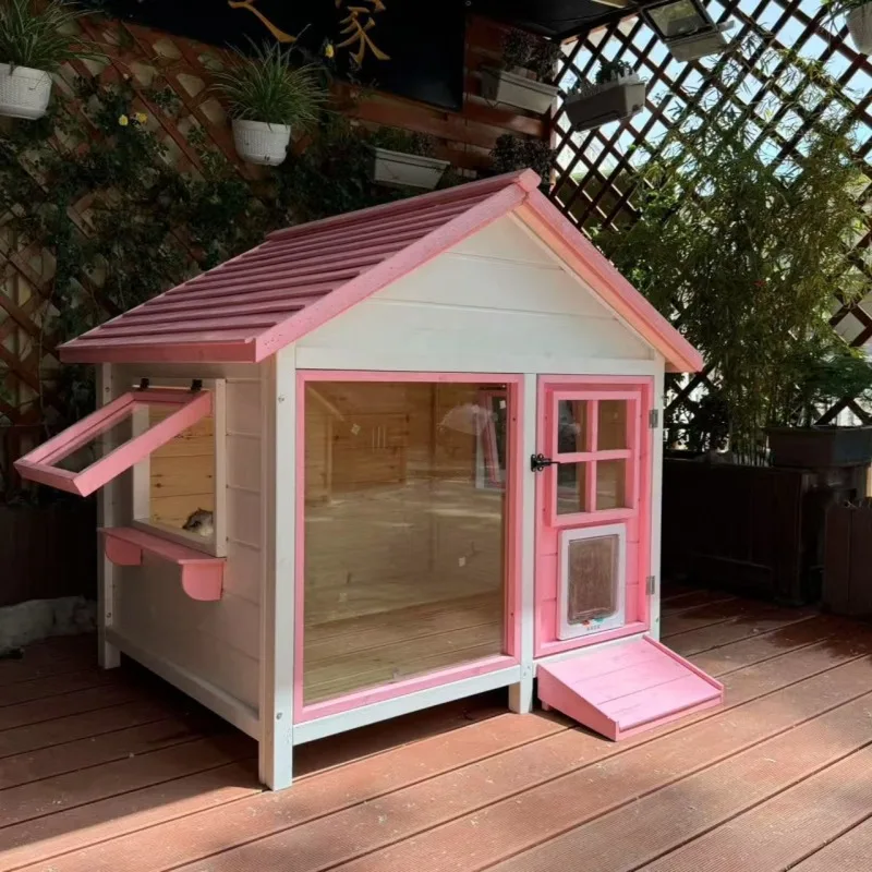 

Outdoor rain-proof dog house cat house cat house, dog supports private custom sun protection cat