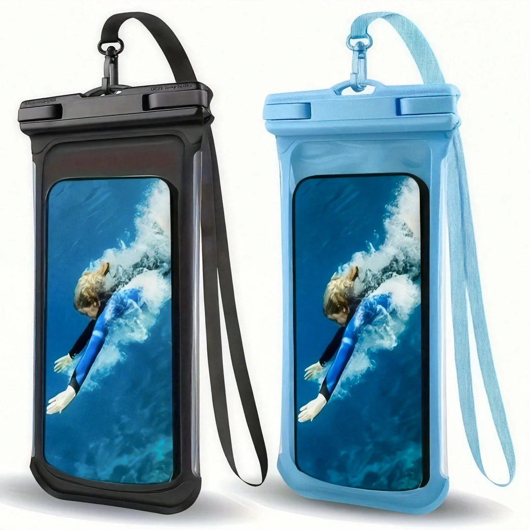 Thickened buoyancy swimming phone bag, sealed protective cover, suitable for swimming, surfing and rainy-day outings