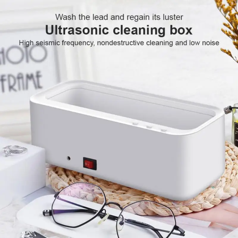 Home Use User-friendly Innovative Effective Eyeglass Cleaning Solution Ultrasonic Cleaner Eyeglass Care Trending Jewelry Cleaner