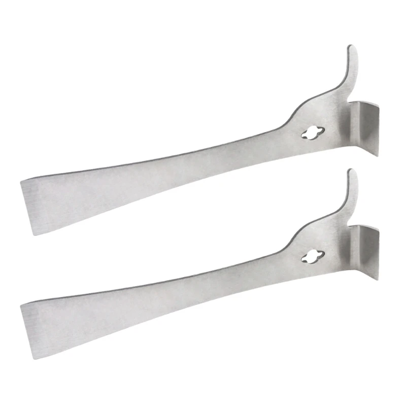 

Set of 2 Stainless Steel Honeycomb Cutter Fork Bees Hives Scraper for Beekeeping