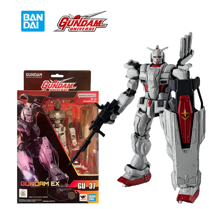 Bandai Gundam Universe GU-37 Gundam EX 15Cm Gundam Requiem for Vengeance Anime Original Action Figure Model Toy Gift Collection