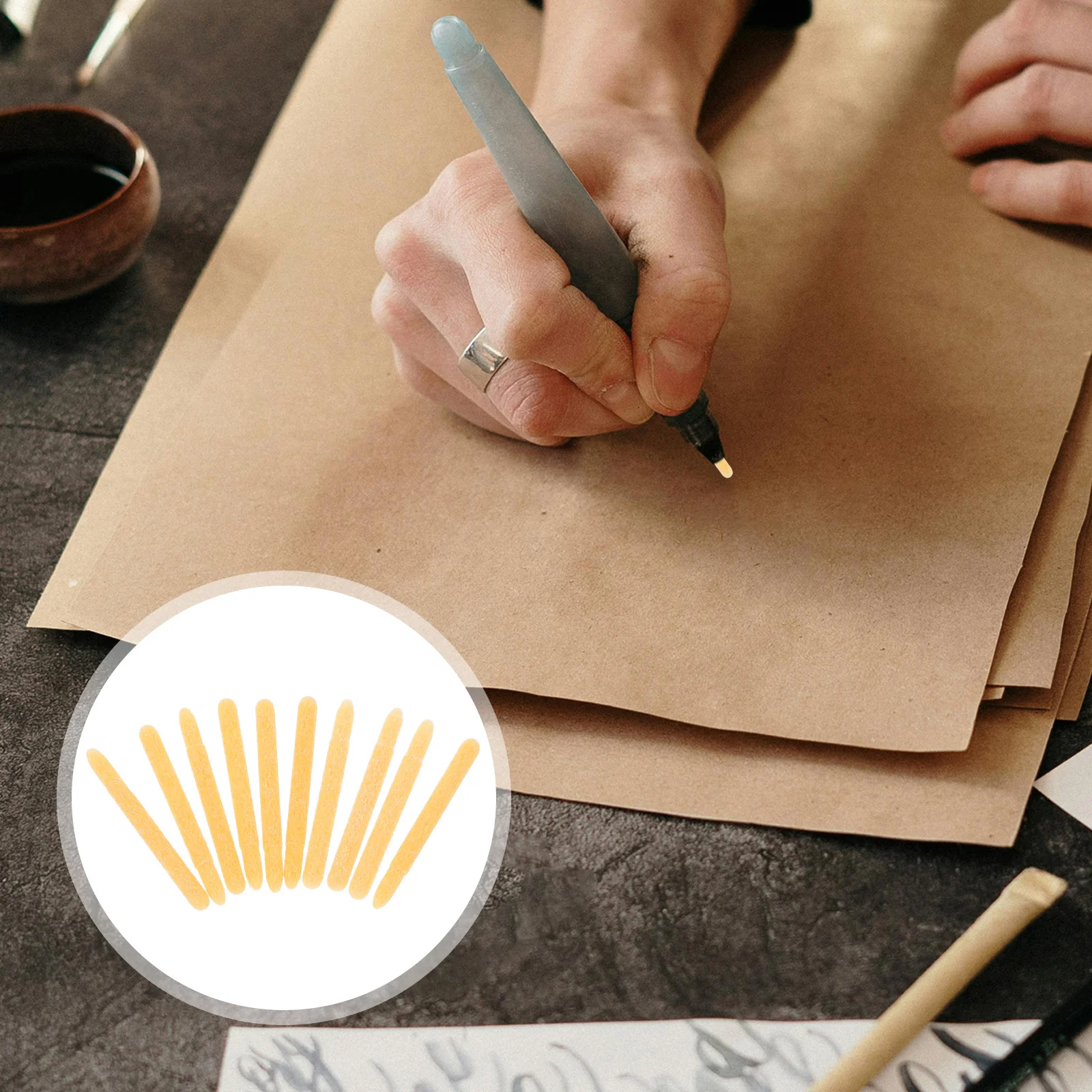 20 قطعة من ألياف البوليستر البديلة لعلامات الطلاء طرف رفيع كتابة الرسم بمناسبة 3 مللي متر علامات الطلاء طرف رفيع #1