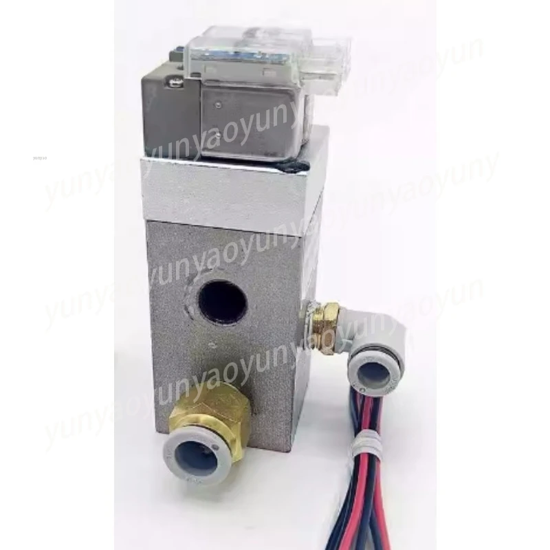 Plasma Cutting Machine Valve V114-5MZ, Large Flow Solenoid Valve Body Assembly, Cutting Torch System Replacement Parts