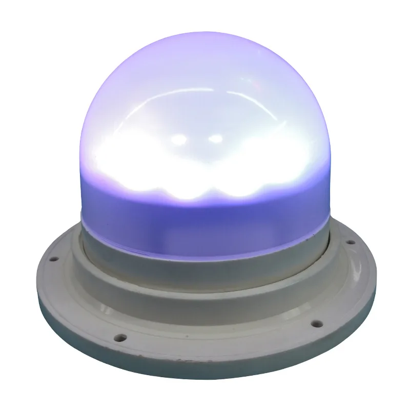 Rotomolding Luminous Furniture LED Wick Light 12PCS RGB+W Lamp Beads Colorful Remote Controlled LED Lamp 102mm Wick Base Riq-W12