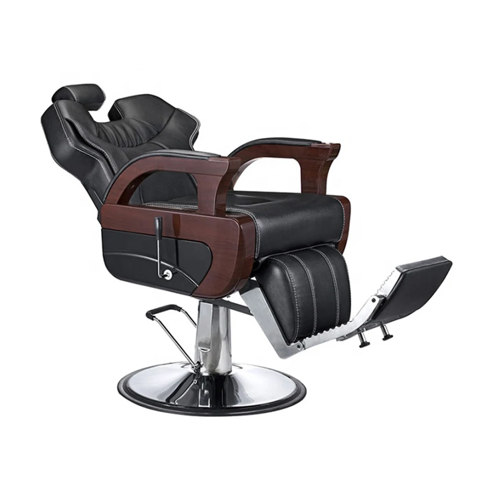 Cheap Reclining Furniture Equipment Heavy Duty Barber Hydraulic Custom Grey Styling Eyebrow Threading Salon Chair