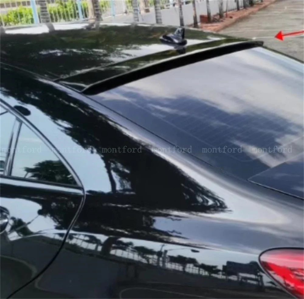 For Benz W218 Spoiler 2012-2017 W218 CLS300 CLS350 CLS63 High Quality ABS Plastic Primer Color Rear Window Roof Spoiler Wing