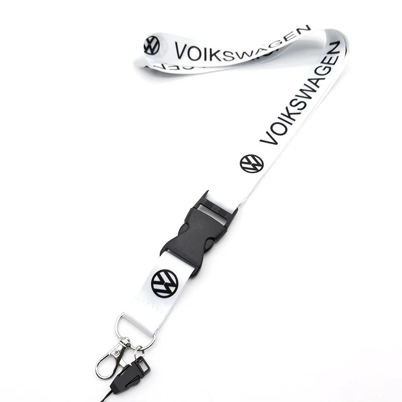 Fashion Neck Straps Lanyard Key Cell Phone Work ID Card Hanging Rope For VW Volkswagen Golf Polo Passat Touran Jetta Accessories