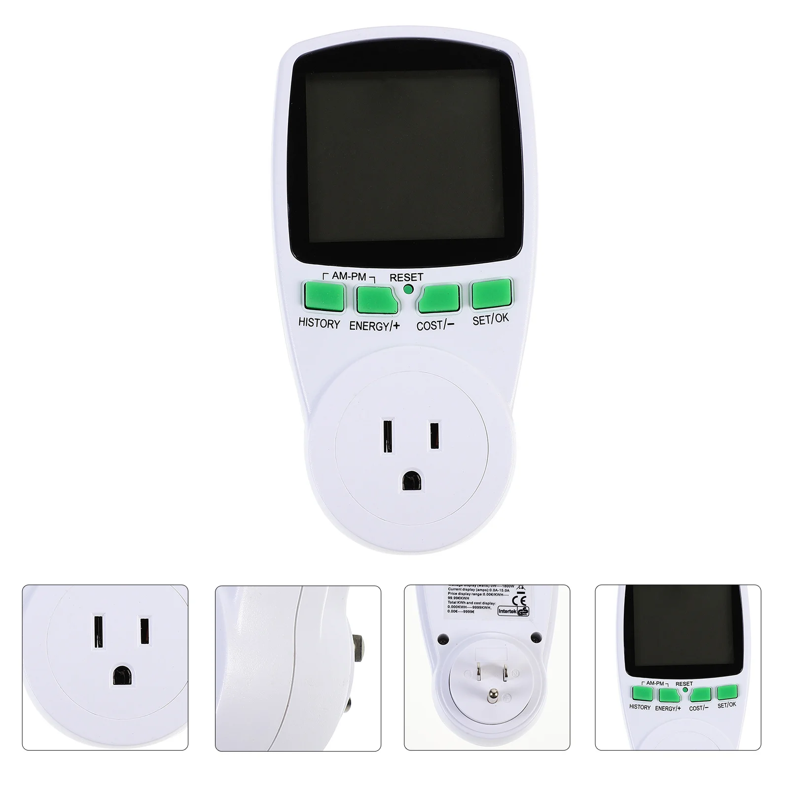 

Adapter Electrical Plug-In Power Meter Digital Lcd Display For Home Use Voltage Watt Tester