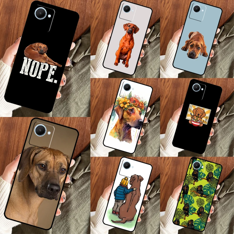 Rhodesian Ridgeback Dog For Realme C55 C33 C31 C30 C35 C25Y C21Y C11 C15 8 9 10 Pro Plus GT Neo 2 3 5 2T 3T Case