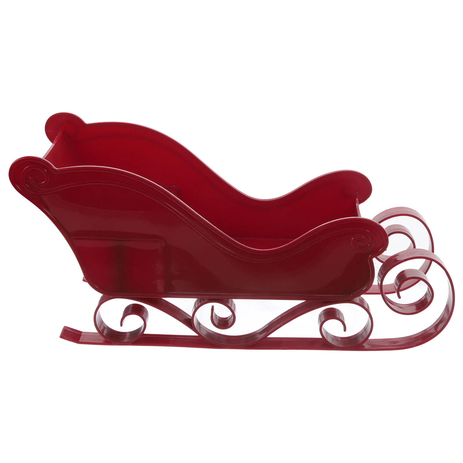 

Decorations Christmas Sleigh Father Outdoor Sled Plastic Candy Dish Xmas Ornament