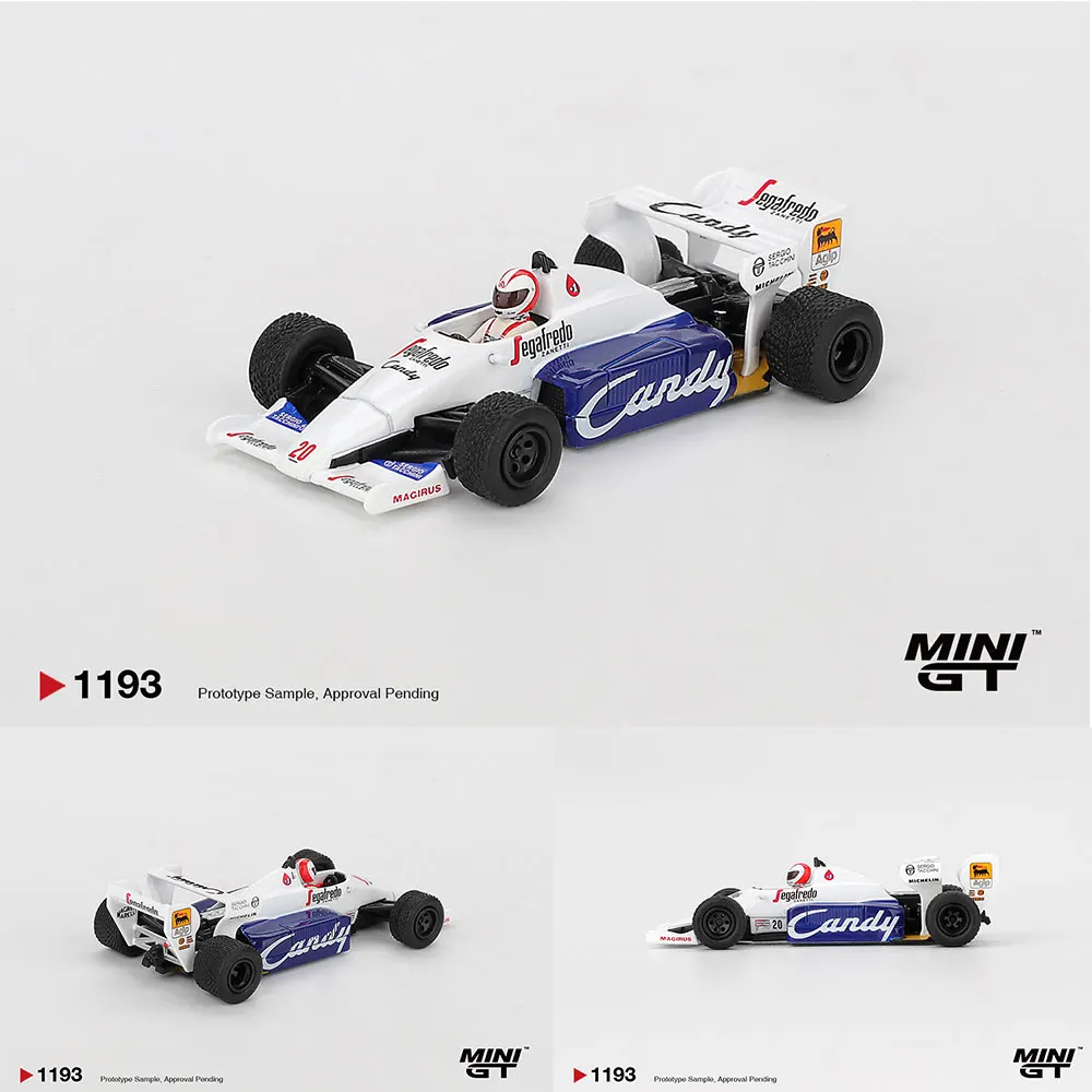 

Предзаказ MINIGT 1/64 Toleman TG184 # 20 Коллекционная модель автомобиля Johnny Cecotto, высококачественная модель, подарок для мальчиков и взрослых