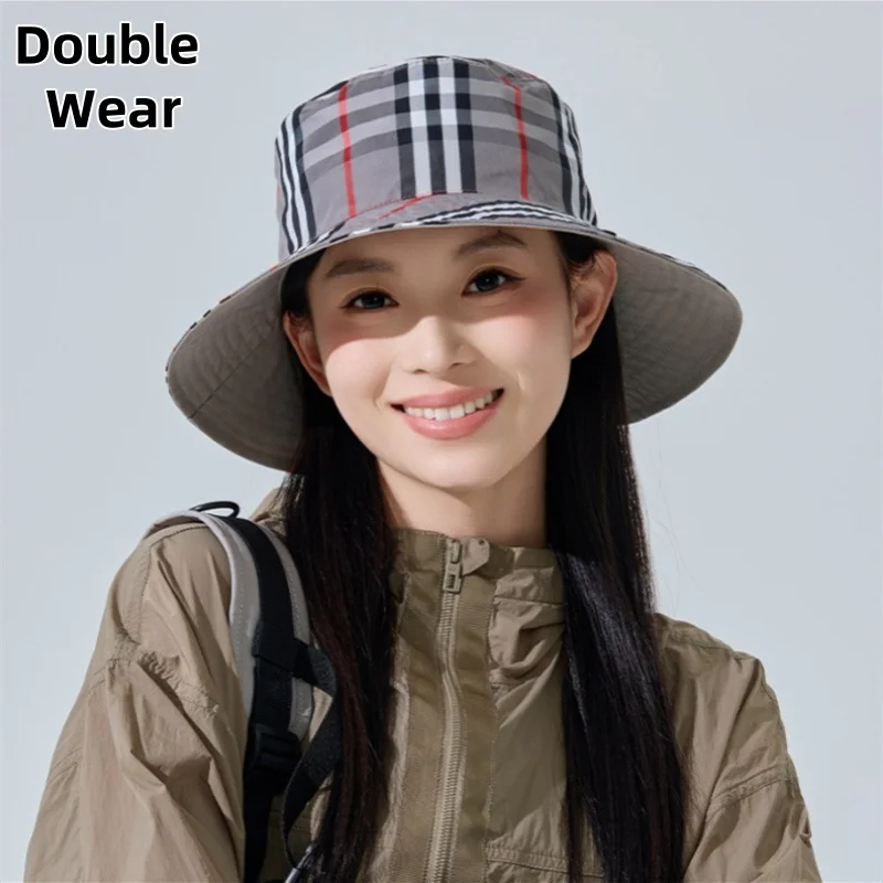 

Matching Casual Fisherman's Hat Men's Women's Universal Breathable Big Head Suitable for Outdoor Sunscreen Hat Basin Hat