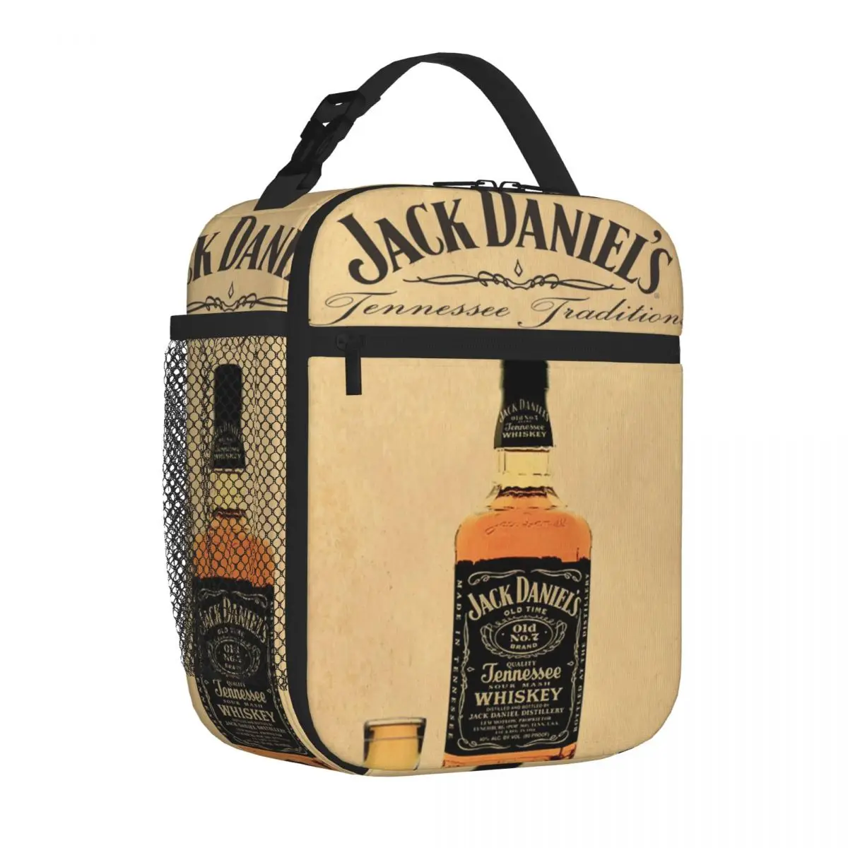 Hot Sale Whiskey Poster 03 Outdoor Style Thermal Food Carrier Business Trip Travel Lunch Bag