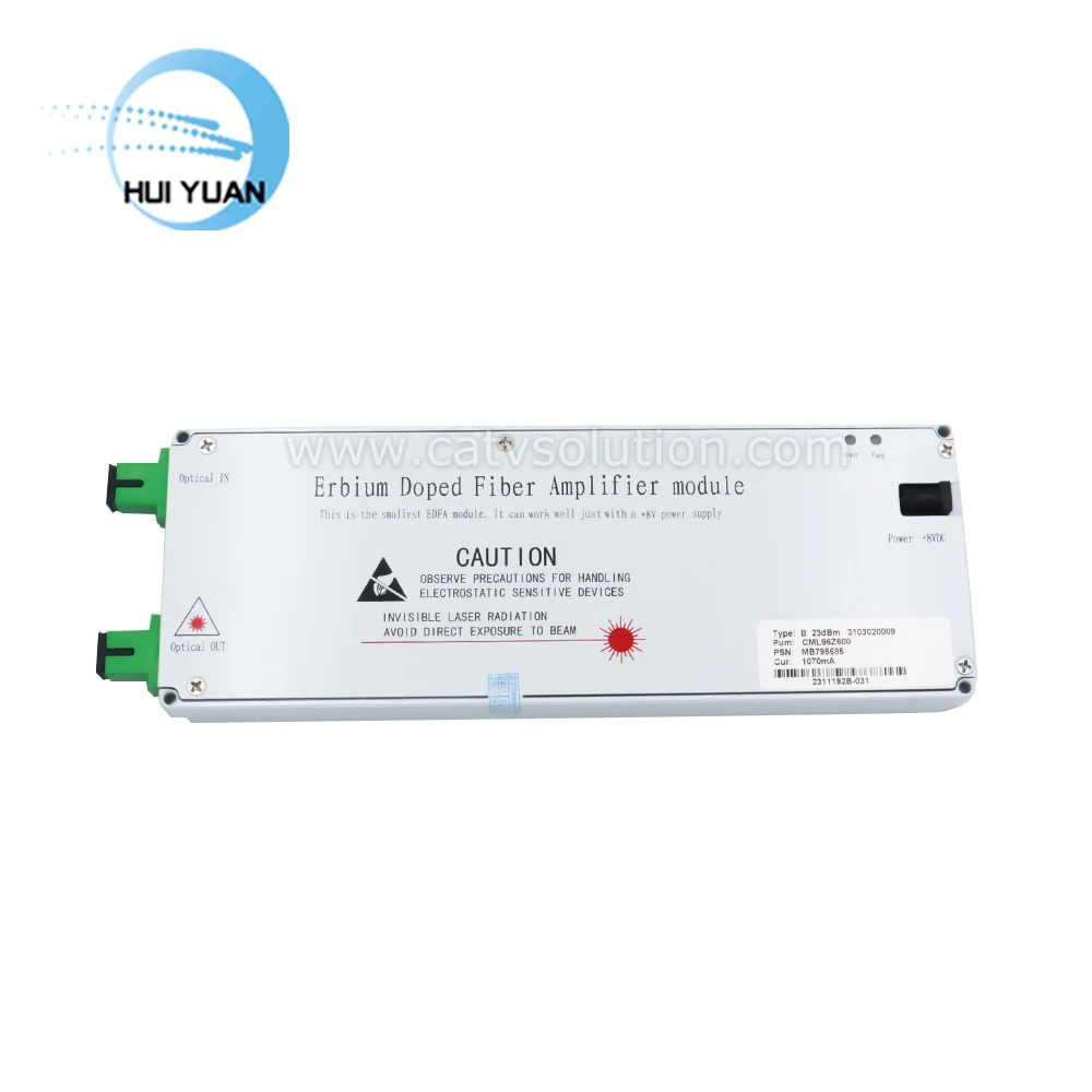 

1550nm Fiber Optical Amplifier 20dBm CATV Module EDFA
