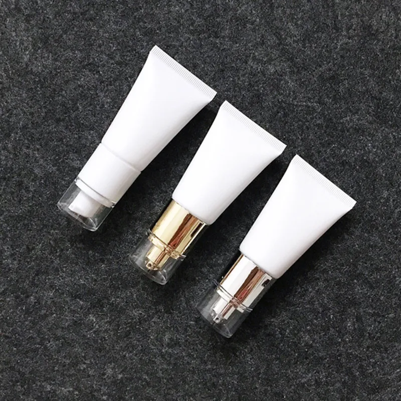 30/50/100pcs 30g/ml Cosmetic Soft Tubes White Cream/Lotion Bottle Cleansing Face/Facial Cream Containers Refillable tubes