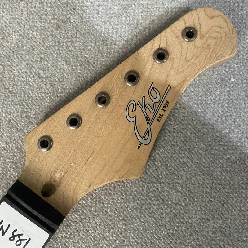 jN881 Right Hand Genine And Origianl EKO 6 String ST Electric Guitar Neck 22 Frets 648MM Scales Length DIY & Replace Parts