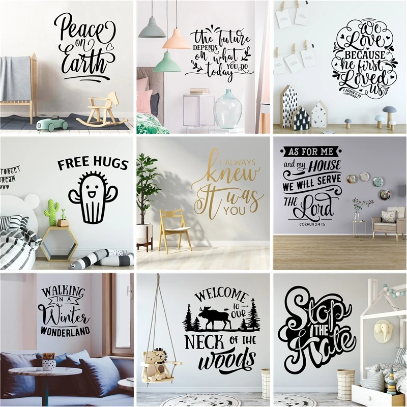 Красочные украшения для дома, современные акриловые украшения для гостиной, компании, школы, офиса, декоративные наклейки, домашний декор