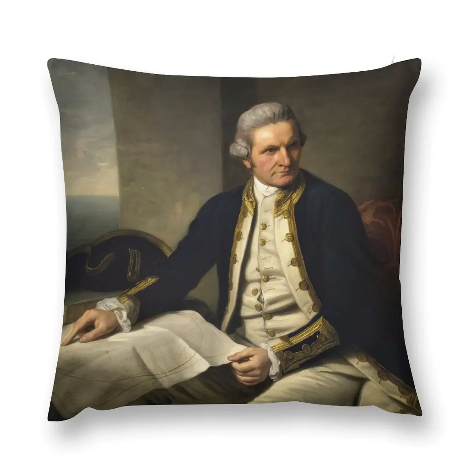 

James Cook Throw Pillow luxury throw pillow covers Pillow Cases