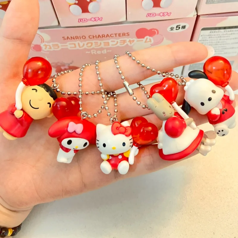

Red Gashapon Hello Kitty Sanrio Characters コレクション チャーム Toys Gift Collectible Model Ornaments Birthday Gift